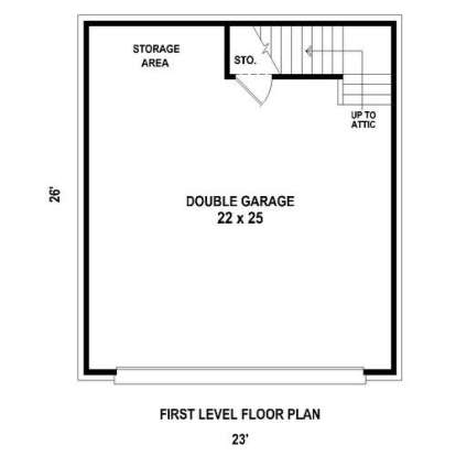 Floorplan 1 for House Plan #053-02902