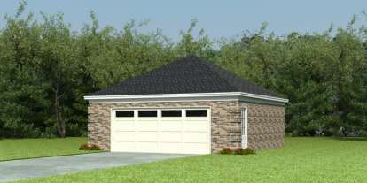 Traditional House Plan #053-02906 Elevation Photo