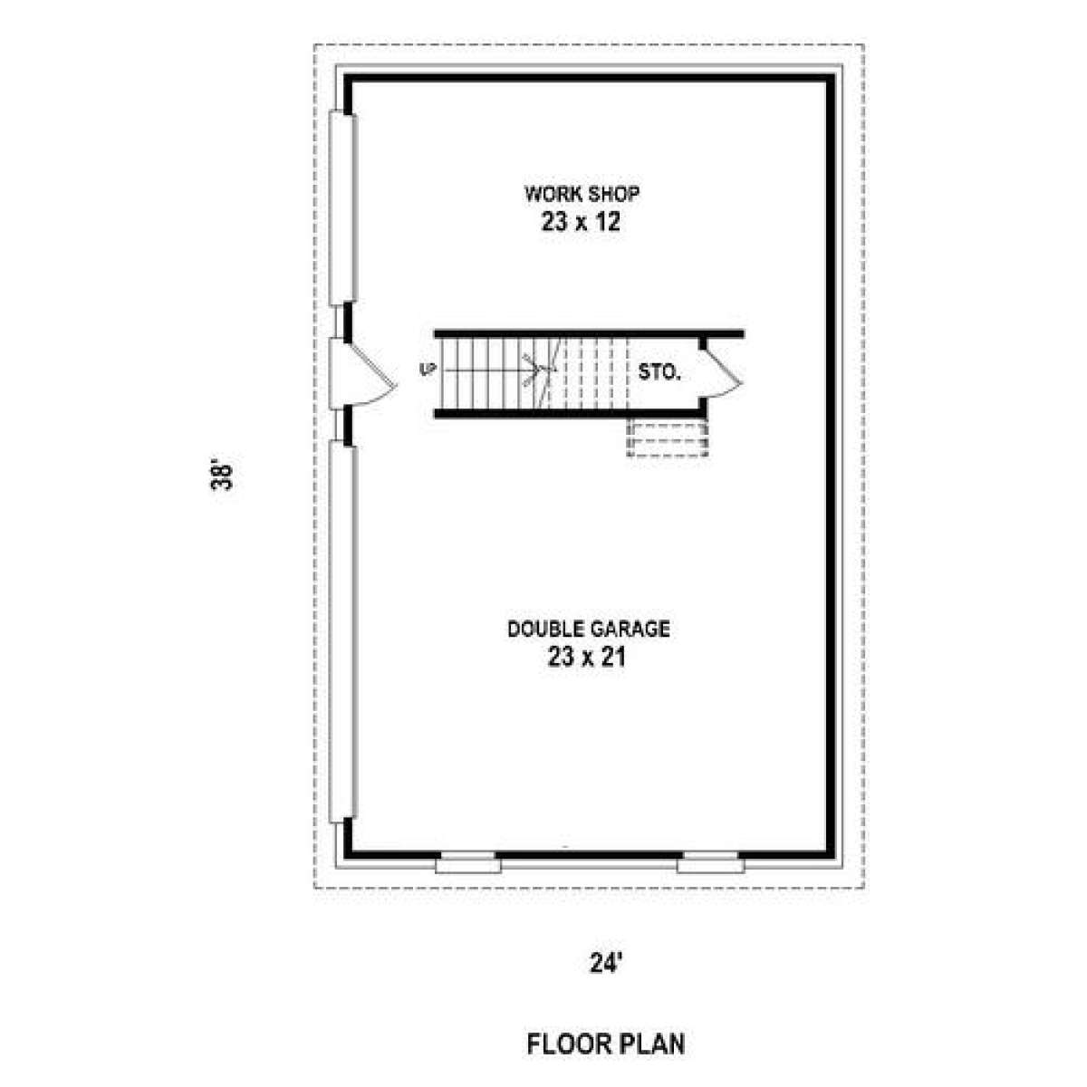 Floorplan 1 for House Plan #053-02909
