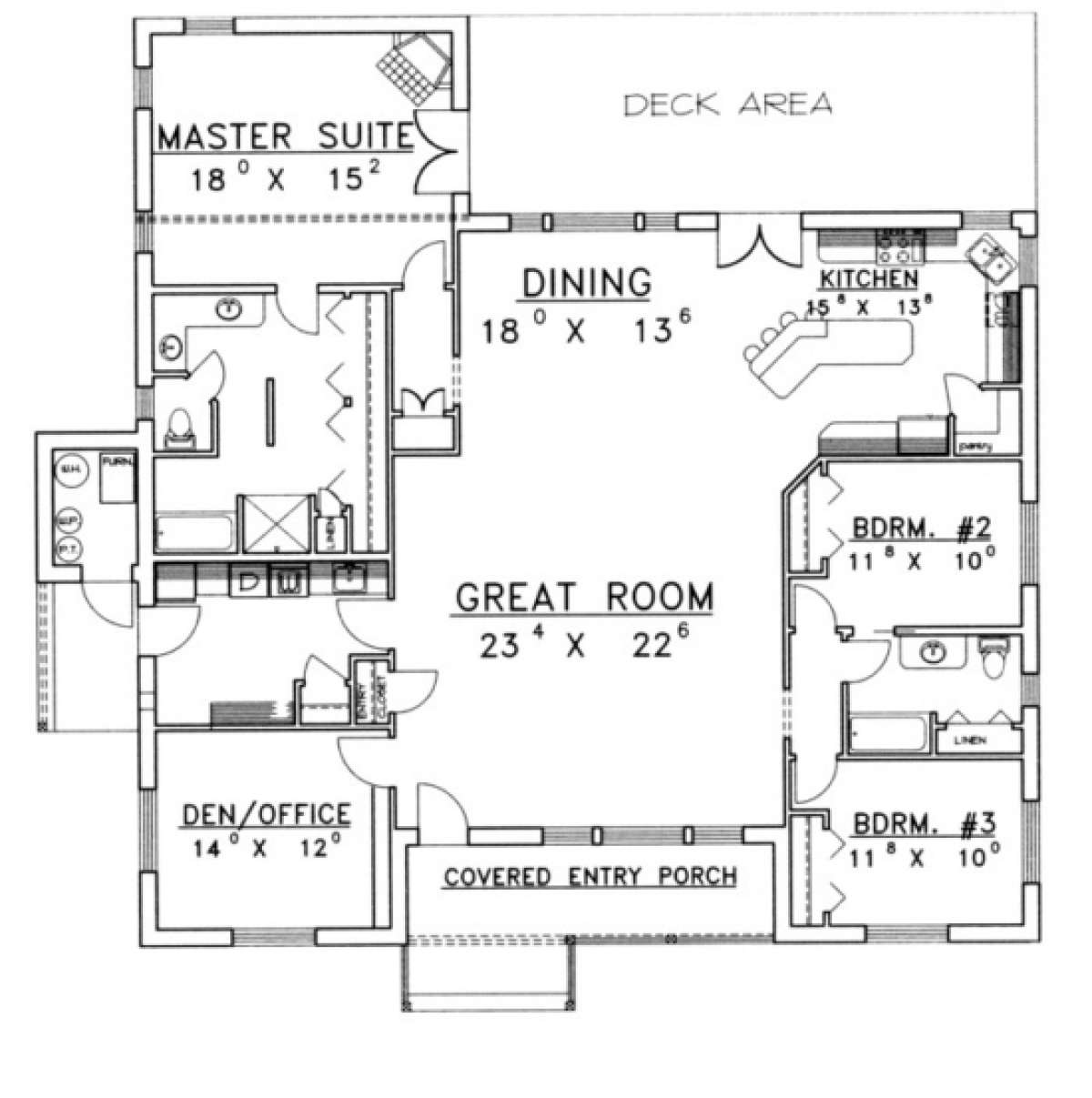 Floorplan for House Plan #039-00161