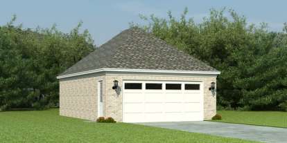 European House Plan #053-02912 Elevation Photo