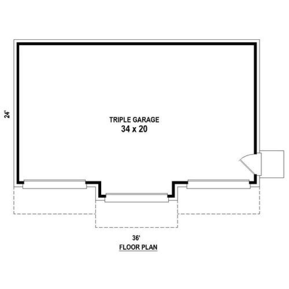 Floorplan 1 for House Plan #053-02914
