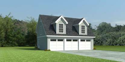 Cape Cod House Plan #053-02916 Elevation Photo