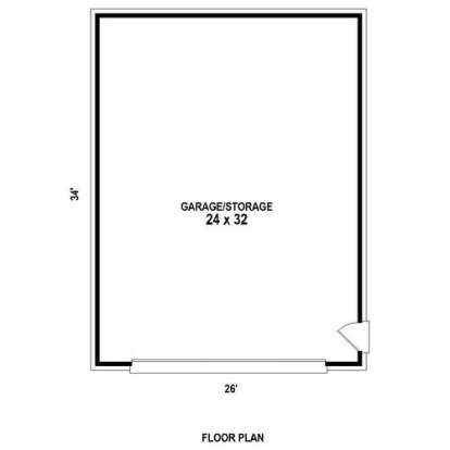 Floorplan 1 for House Plan #053-02919