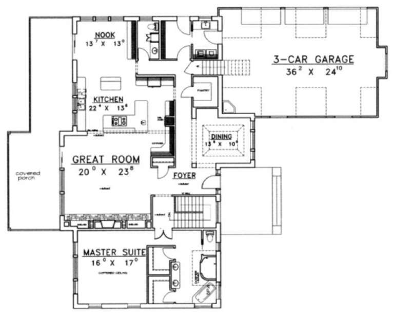 House Plan House Plan #1425 Drawing 2