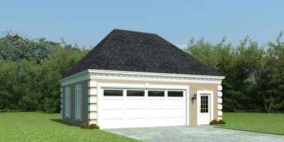 European House Plan #053-02920 Elevation Photo