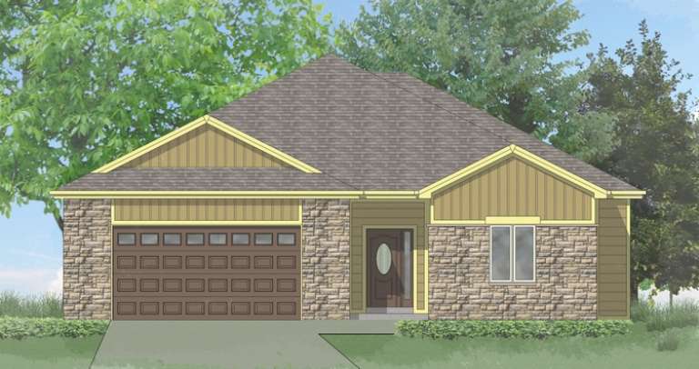 House Plan House Plan #14254 Front Elevation