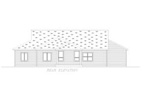 Ranch House Plan #5244-00002 Elevation Photo