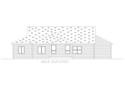 Ranch House Plan #5244-00002 Elevation Photo