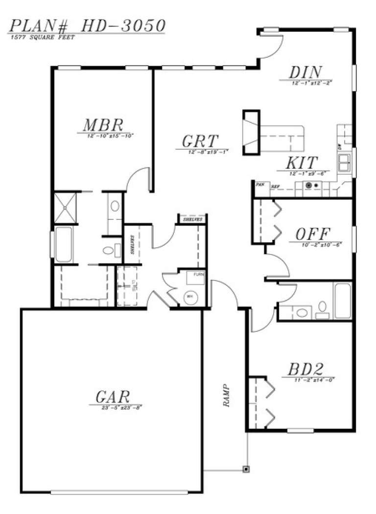 House Plan House Plan #14256 Drawing 1