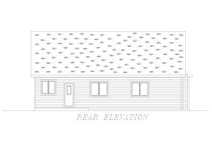 Ranch House Plan #5244-00004 Elevation Photo