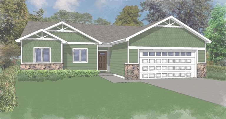 House Plan House Plan #14258 Front Elevation
