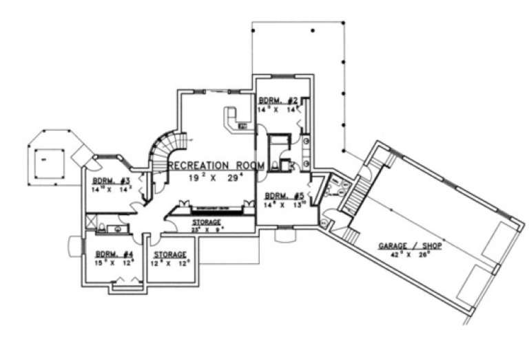 House Plan House Plan #1426 Drawing 1
