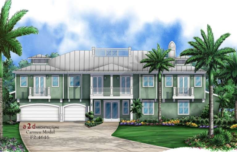 House Plan House Plan #14261 Front Elevation