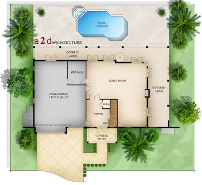 Floorplan 1 for House Plan #5565-00002