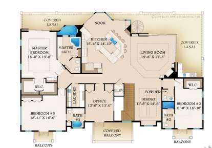 Floorplan 2 for House Plan #5565-00002