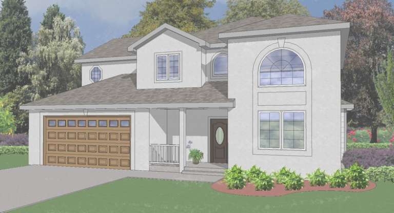 House Plan House Plan #14265 Front Elevation