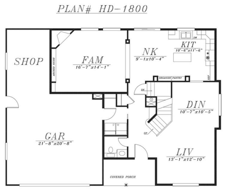 House Plan House Plan #14265 Drawing 1