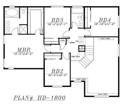 Floorplan 2 for House Plan #5244-00007