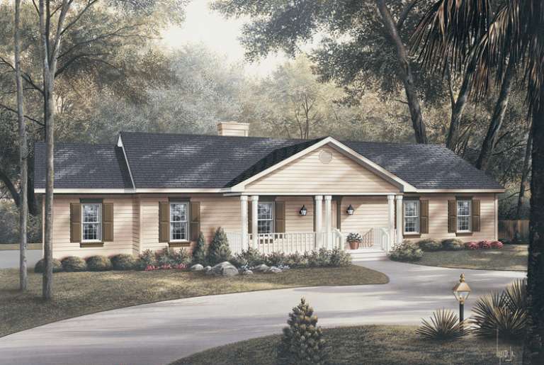 House Plan House Plan #14270 Front Elevation