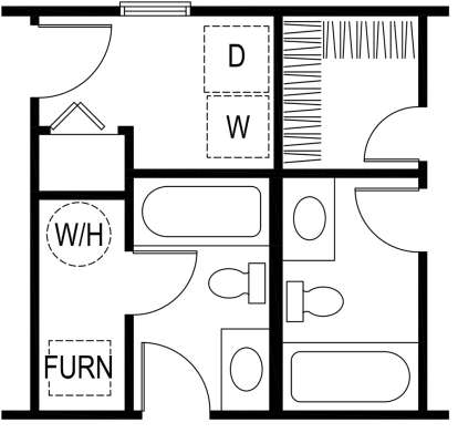 Optional Layout for House Plan #5633-00005