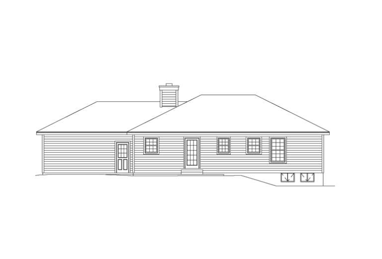 Traditional House Plan #5633-00006 Elevation Photo