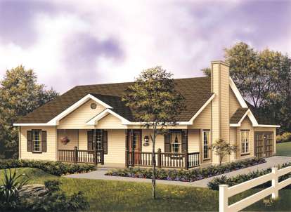 Southern House Plan #5633-00007 Elevation Photo