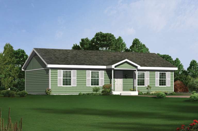 Country House Plan #5633-00017 Elevation Photo