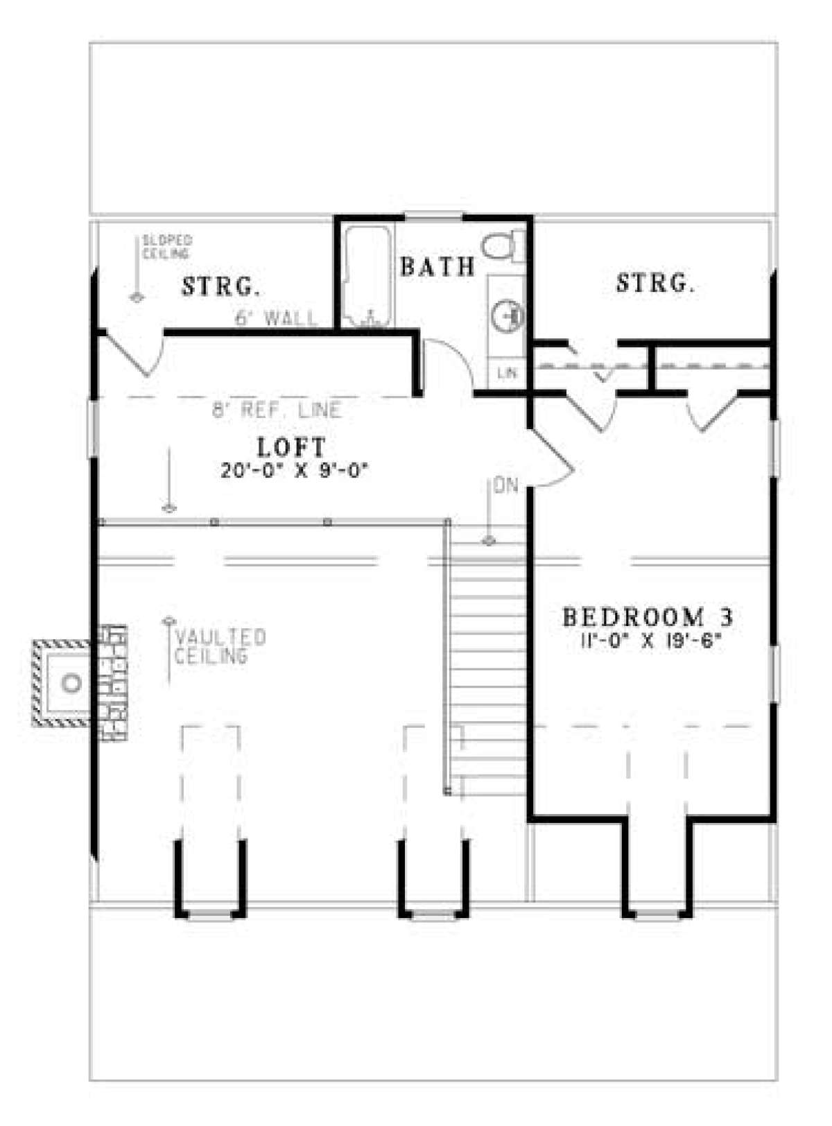 Floorplan 2 for House Plan #110-00960