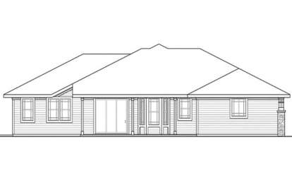 Craftsman House Plan #035-00584 Elevation Photo