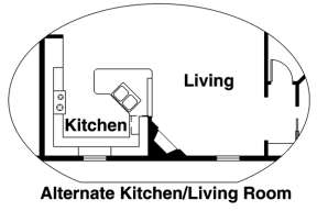 Alternate Kitchen for House Plan #035-00588