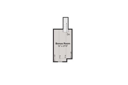 Bonus Room for House Plan #035-00591
