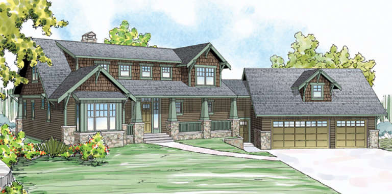 House Plan House Plan #14297 Front Elevation