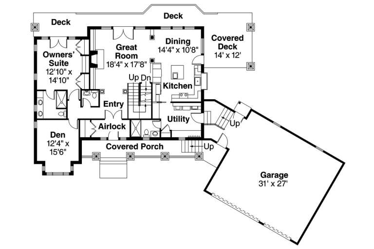 House Plan House Plan #14297 Drawing 1