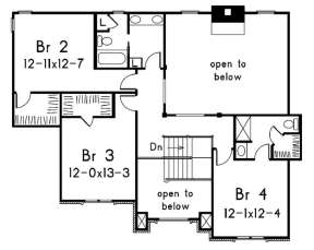 Floorplan 2 for House Plan #5633-00023