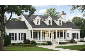 Southern House Plan #033-00002 Elevation Photo