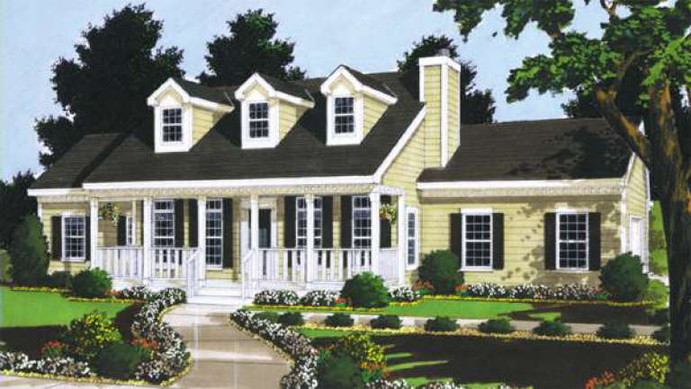 House Plan House Plan #143 Front Elevation
