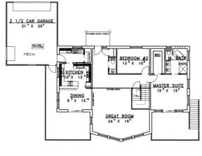 Main Floor for House Plan #039-00167