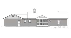 Ranch House Plan #5633-00024 Elevation Photo