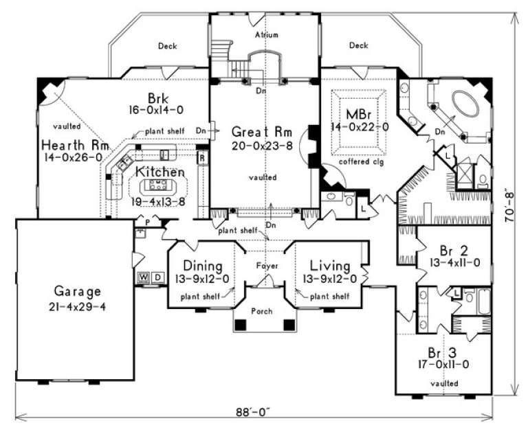 House Plan House Plan #14302 Drawing 1