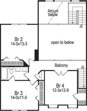 Floorplan 3 for House Plan #5633-00027
