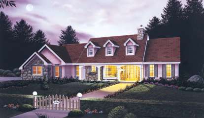 Traditional House Plan #5633-00028 Elevation Photo