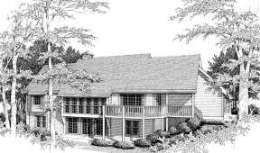 Traditional House Plan #5633-00028 Elevation Photo
