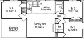 Floorplan 1 for House Plan #5633-00028