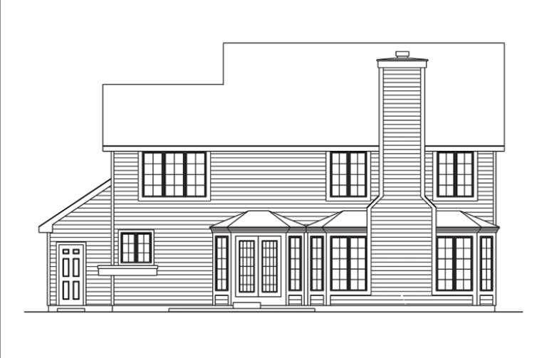 Traditional House Plan #5633-00029 Elevation Photo