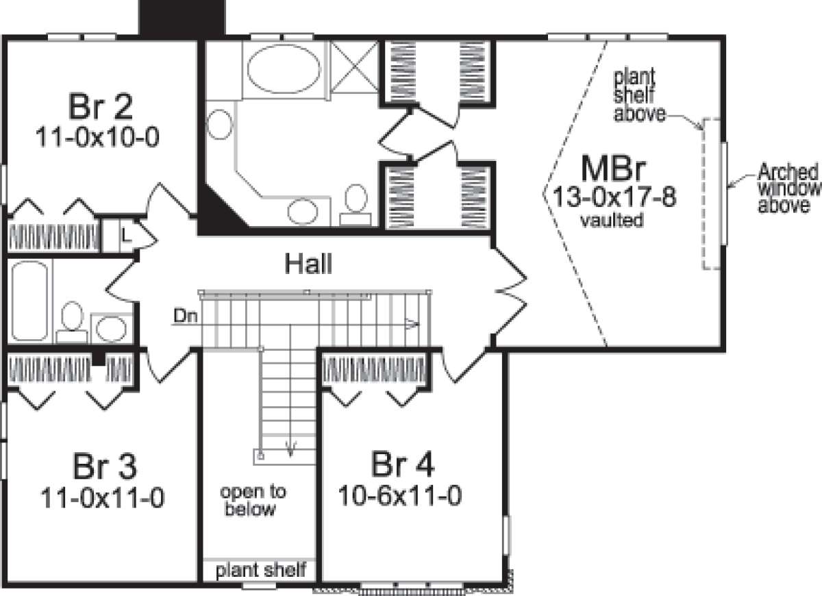 Floorplan 2 for House Plan #5633-00029