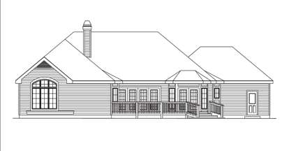 Ranch House Plan #5633-00032 Elevation Photo