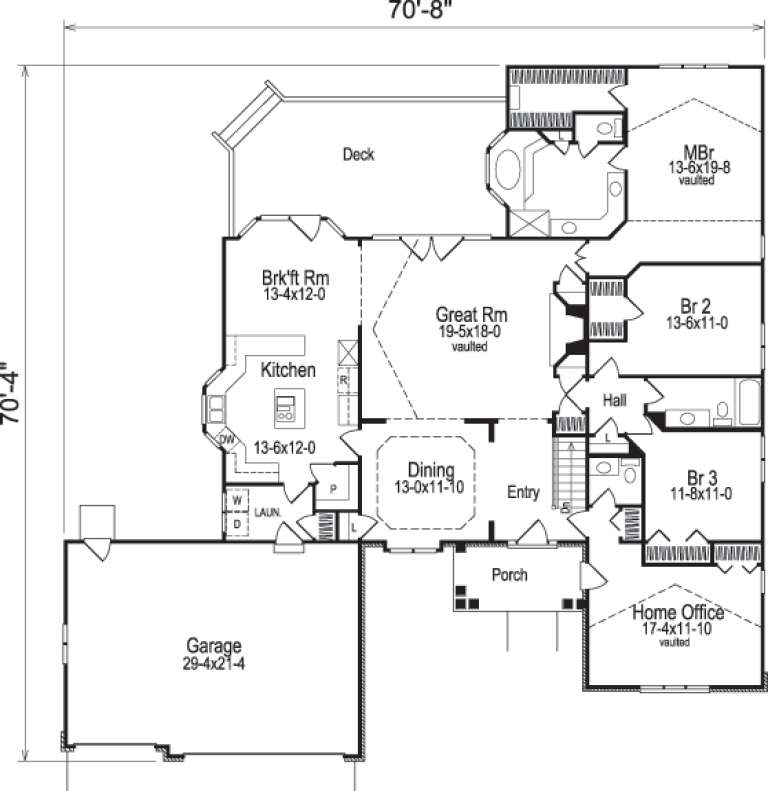 House Plan House Plan #14308 Drawing 1