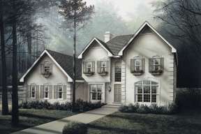 Traditional House Plan #5633-00033 Elevation Photo