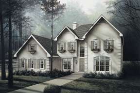 Traditional House Plan #5633-00033 Elevation Photo